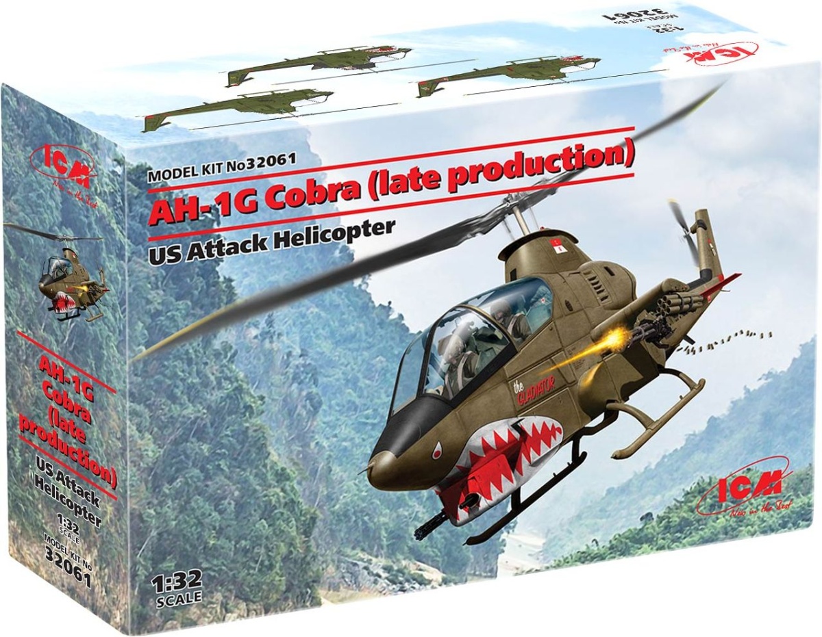 Zdjęcie dodatkowe produktu AH-1G Cobra (późna produkcja) 1:32 ICM 32061