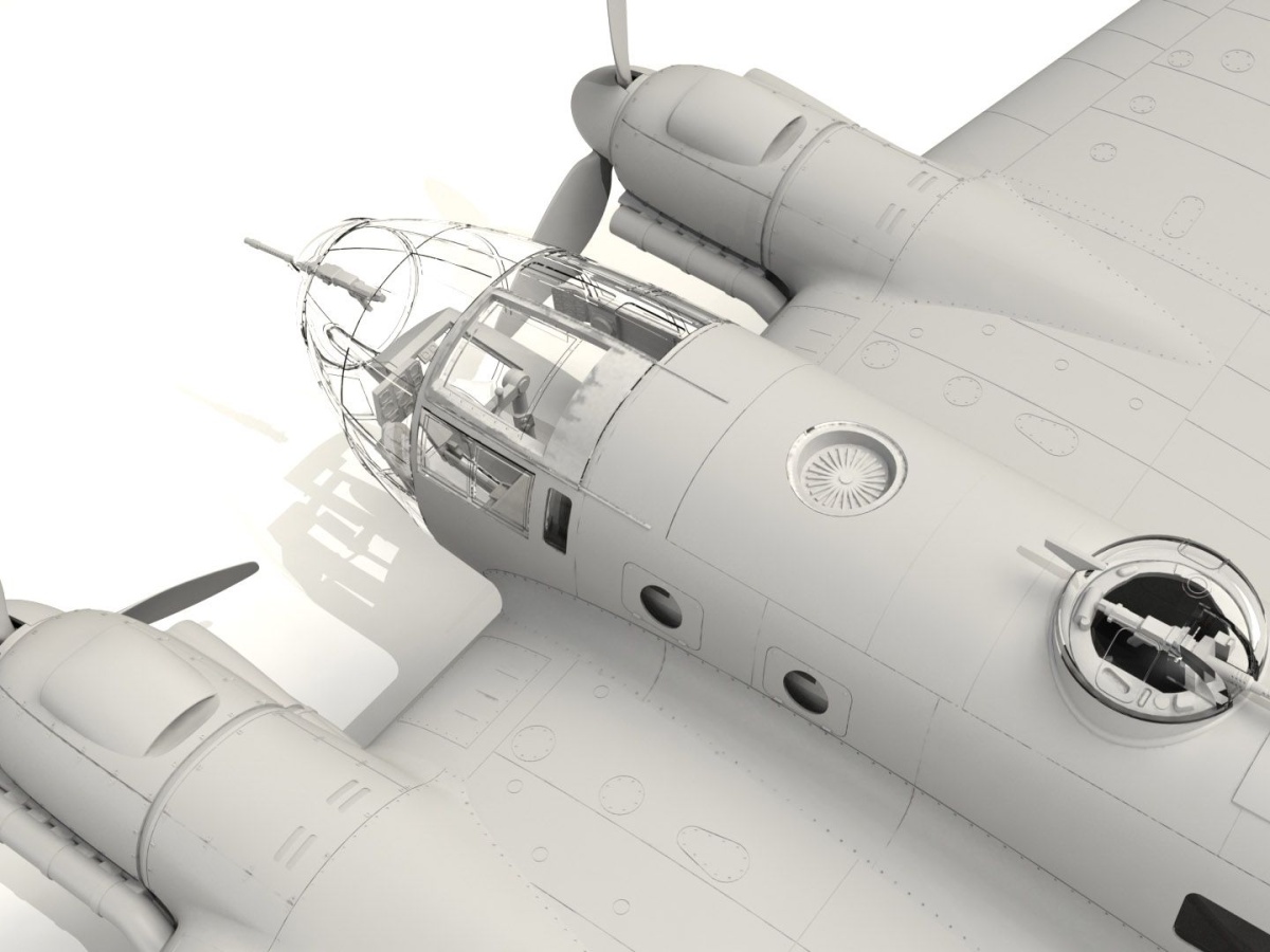 Zdjęcie dodatkowe produktu He 111H-20 WWII German Bomber 1:48 ICM 48264