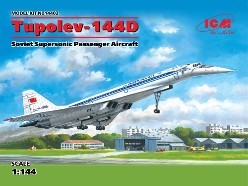Tupolev-144D 1:144 ICM 14402