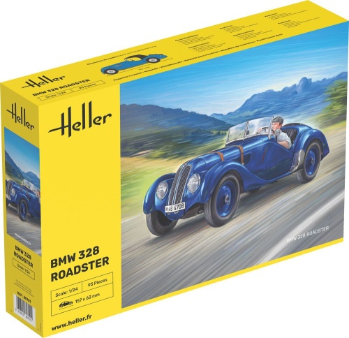 BMW 328 Roadster 1:24 Heller 80701