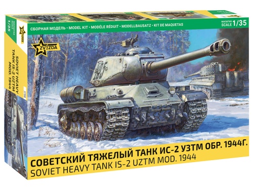 IS-2 UZTM Mod. 1944 Radziecki czołg ciężki 1:35 Zvezda 3708