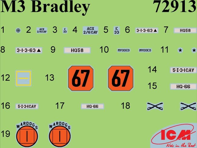 Zdjęcie dodatkowe produktu M3 Bradley 1:72 ICM 72913