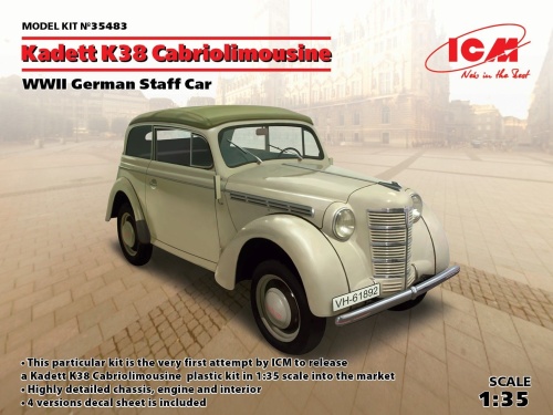 Kadett K38 Kabriolimuzyna 1:35 ICM 35483
