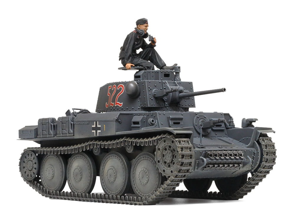 Zdjęcie dodatkowe produktu German Light Tank Panzerkampfwagen 38(t) Ausf.E/F 1:35 Tamiya 35369