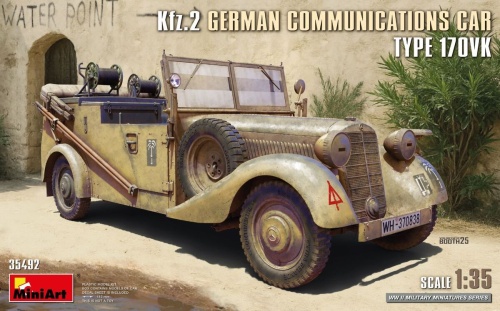 Kfz.2 Niemiecki wóz łączności typu 170VK 1:35 MiniArt 35492