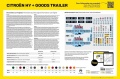 Zdjęcie dodatkowe produktu Citroen HY plus przyczepa towarowa 1:24 Heller 52331 STARTER KIT