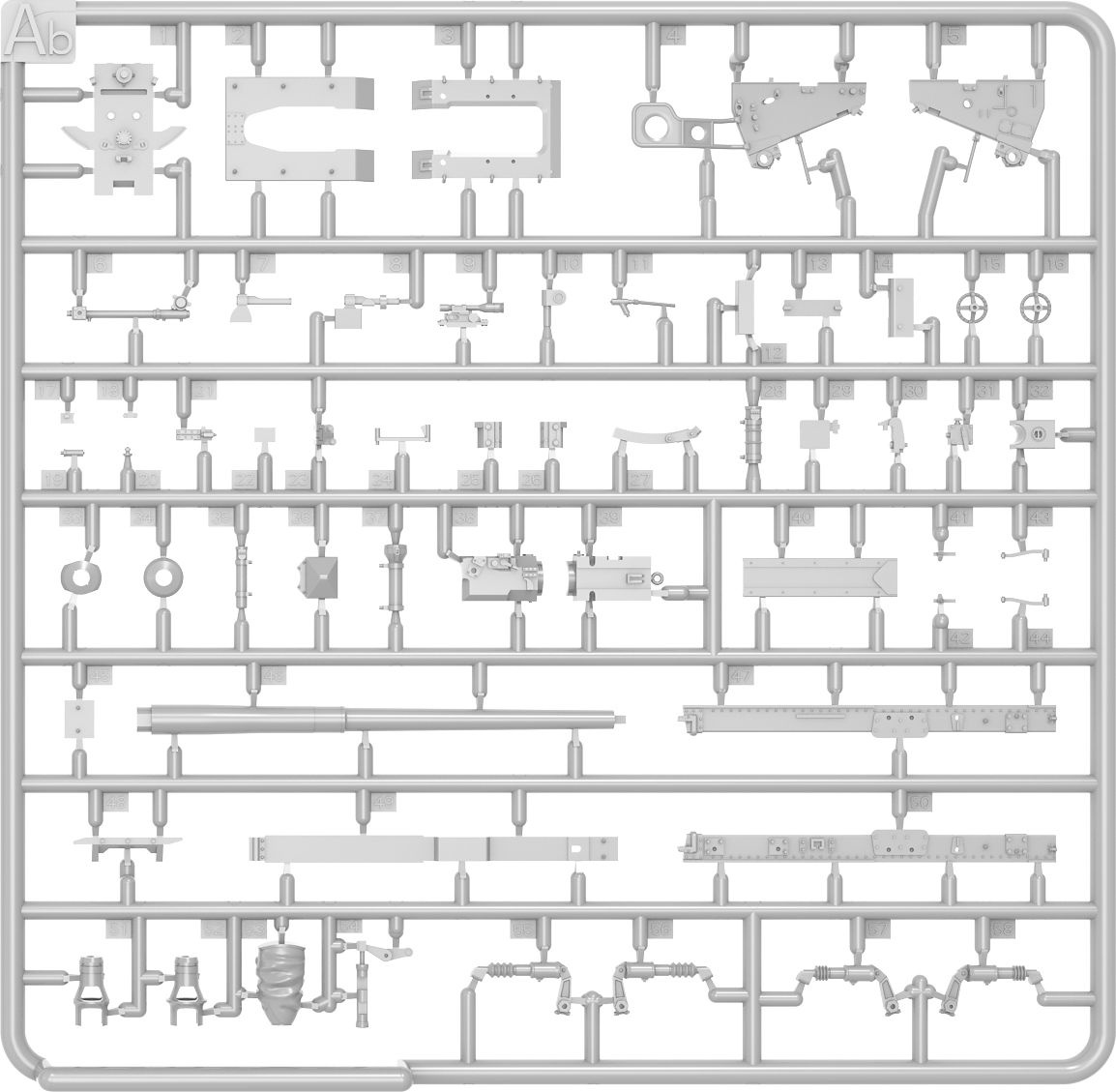 Zdjęcie dodatkowe produktu Niemieckie 7,5 cm działo przeciwpancerne PAK 40 z załogą 1:35 MiniArt 53013