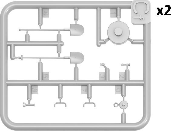 Zdjęcie dodatkowe produktu Niemieckie 7,5 cm działo przeciwpancerne PAK 40 z załogą 1:35 MiniArt 53013