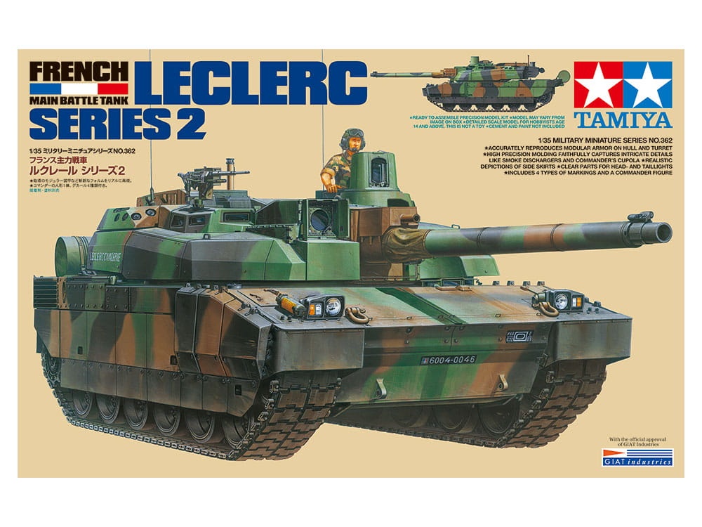 Zdjęcie główne produktu Leclerc (Series 2) Czołg Francuski 1:35 Tamiya 35362