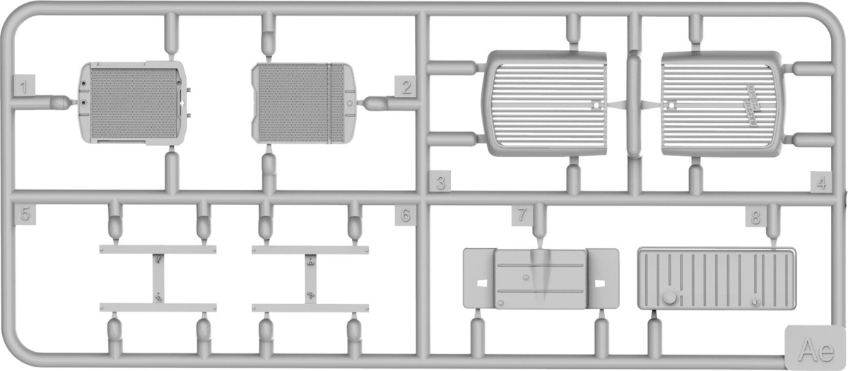 Zdjęcie dodatkowe produktu Kuchnia polowa AUF 3,6-36S 3t LKW PmQ600-Type 1:35 MiniArt 53037