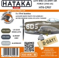 Zdjęcie dodatkowe produktu Zestaw farb Siły Powietrzne US Army Air Force z końca II wojny światowej (1943-45) Hataka CP07