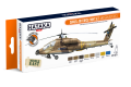 Zdjęcie główne produktu Zestaw farb Hataka HTK-CS71 Israeli Air Force Paint Set (Modern Rotors)