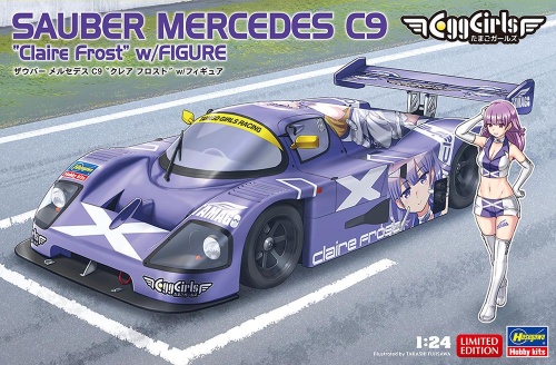 Sauber Mercedes C9 Claire Frost z Figurką 1:24 Hasegawa SP582