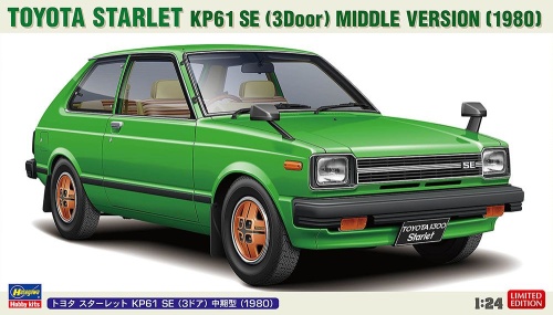 Toyota Starlet KP61 SE (3Door) Middle Version (1980) 1:24 Hasegawa 20761