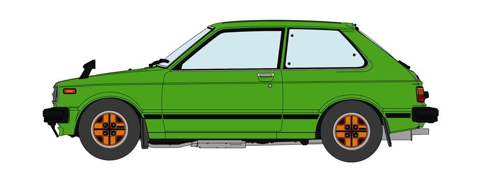 Zdjęcie dodatkowe produktu Toyota Starlet KP61 SE (3Door) Middle Version (1980) 1:24 Hasegawa 20761