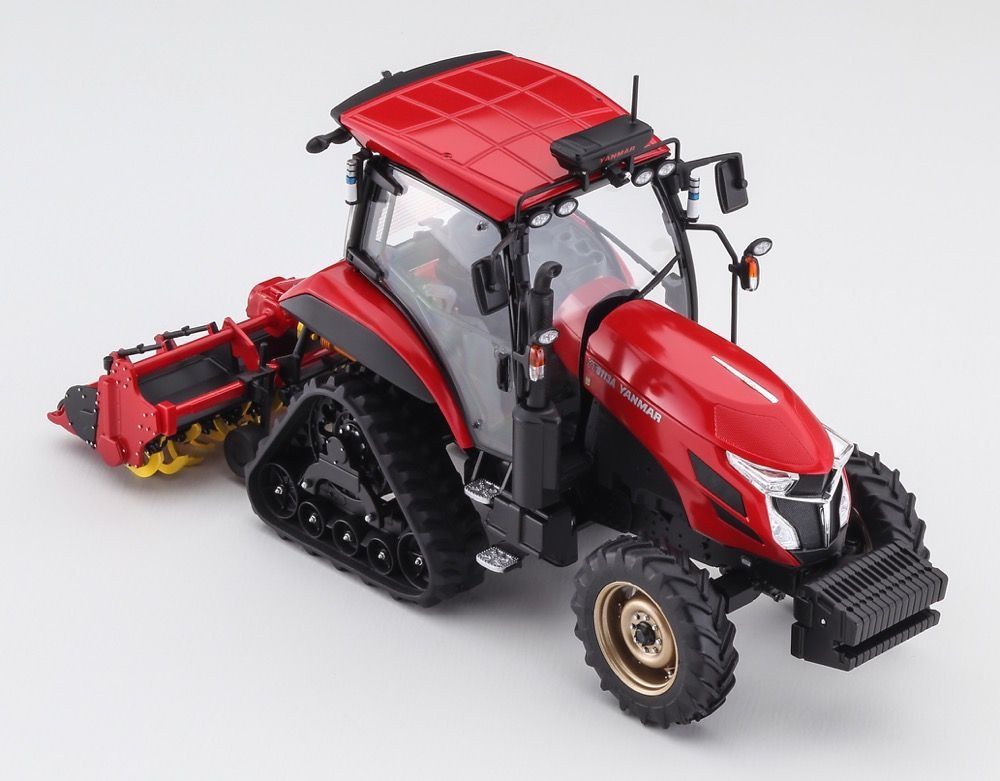 Zdjęcie dodatkowe produktu Ciągnik Yanmar YT5113A "Robot Tractor" Delta Crawler / Rotary 1:35 Hasegawa 66112