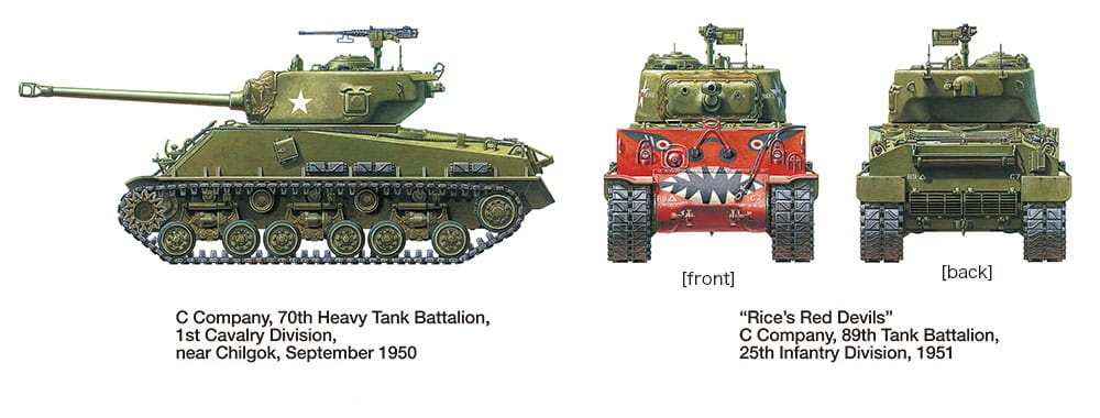 Zdjęcie dodatkowe produktu M4A3E8 Sherman Czołg Średni US 1:35 Tamiya 35359