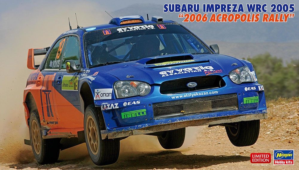Zdjęcie główne produktu Subaru Impreza WRC 2005 "2006 Acropolis Rally" 1:24 Hasegawa 20774