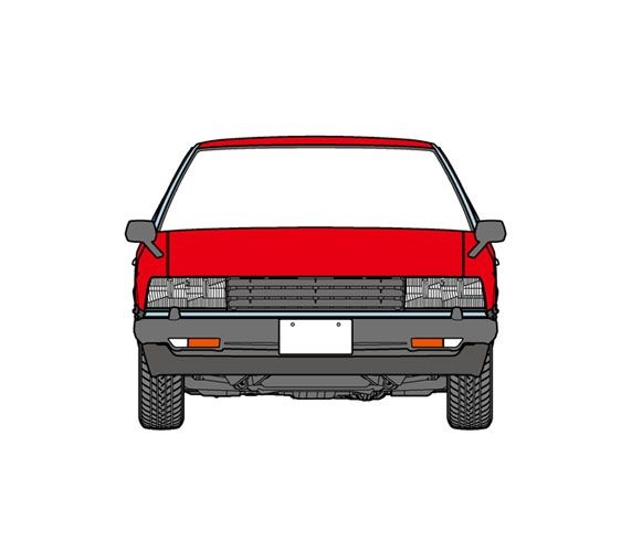 Zdjęcie dodatkowe produktu Nissan Skyline 2000 Turbo RS (R30) Early Version (1983) 1:24 Hasegawa HC65