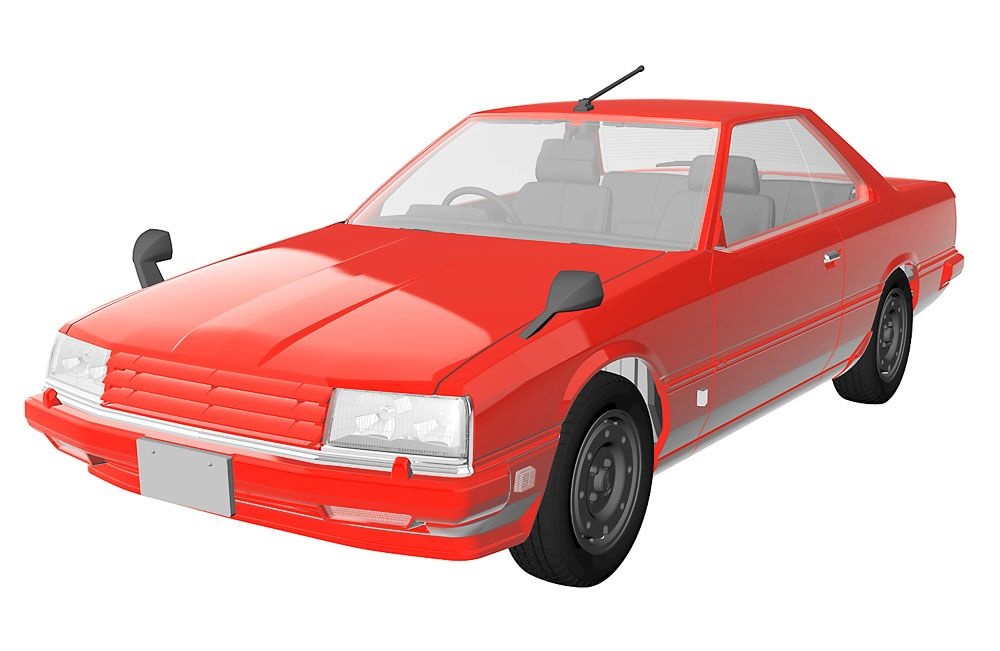 Zdjęcie dodatkowe produktu Nissan Skyline 2000 Turbo RS (R30) Early Version (1983) 1:24 Hasegawa HC65