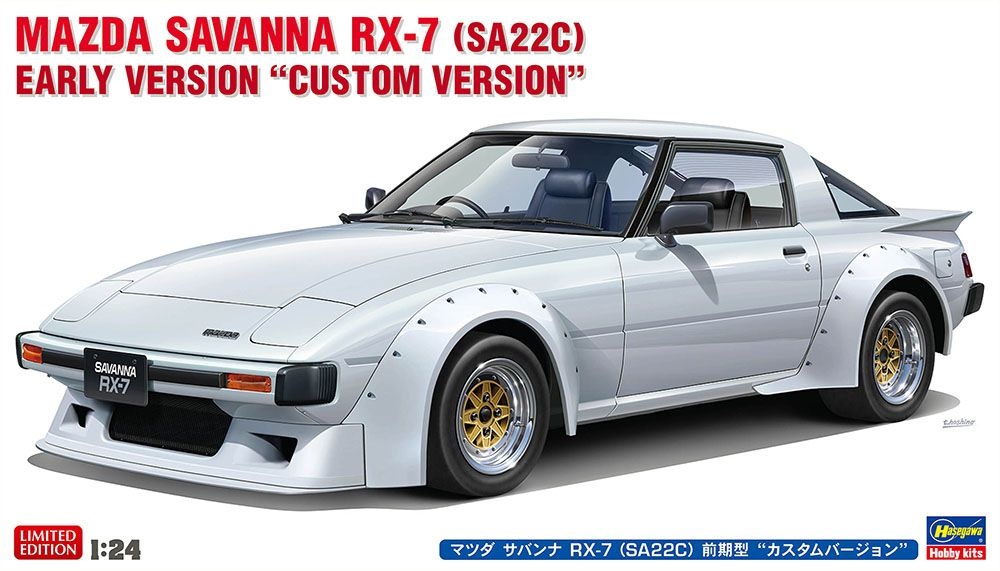 Zdjęcie główne produktu Mazda Savanna RX-7 (SA22C) Early Version "Custom Version" 1:24 Hasegawa 20760