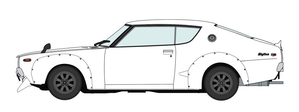 Zdjęcie dodatkowe produktu Nissan Skyline 2000GT-R (KPGC110) "Racing Custom" 1:24 Hasegawa 20772