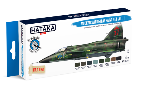 Hataka HTK-BS101 Modern Swedish AF Paint Set Vol. 1 8x17ml farba HTKBS101