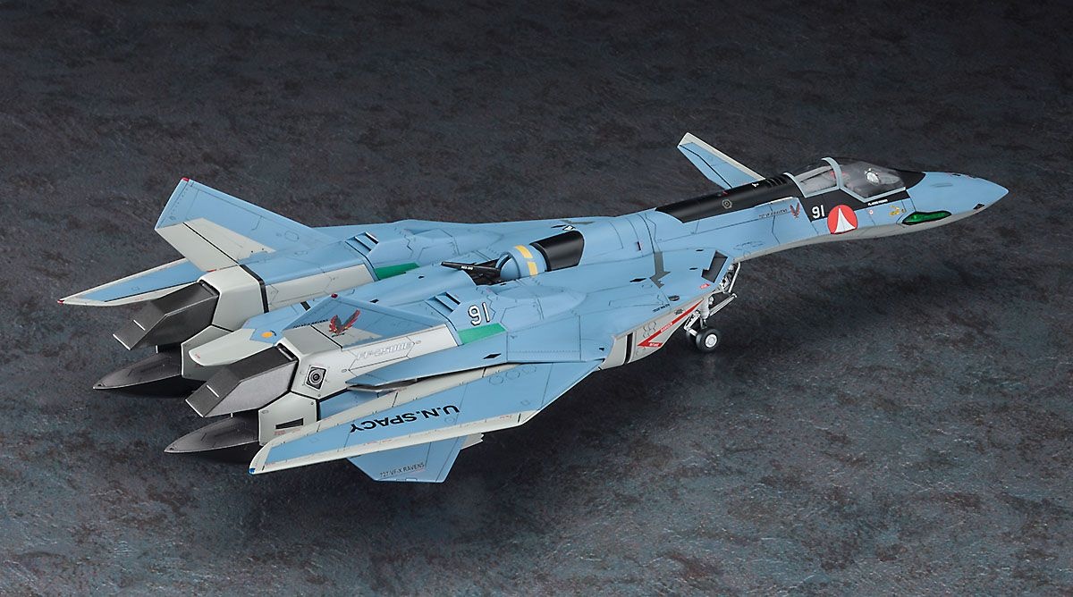 Zdjęcie dodatkowe produktu Model plastikowy samolotu VF-19A VF-X Ravens Macross VF-X2 1:48 Hasegawa 65873