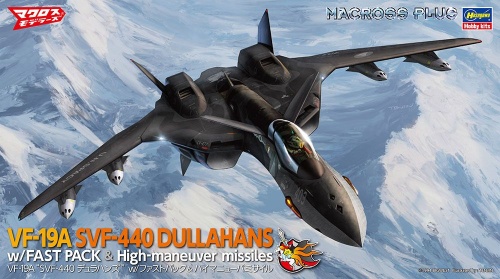 VF-19A SVF-440 Dullahans z zestawem Fast Pack i pociskami 1:72 Hasegawa 65870
