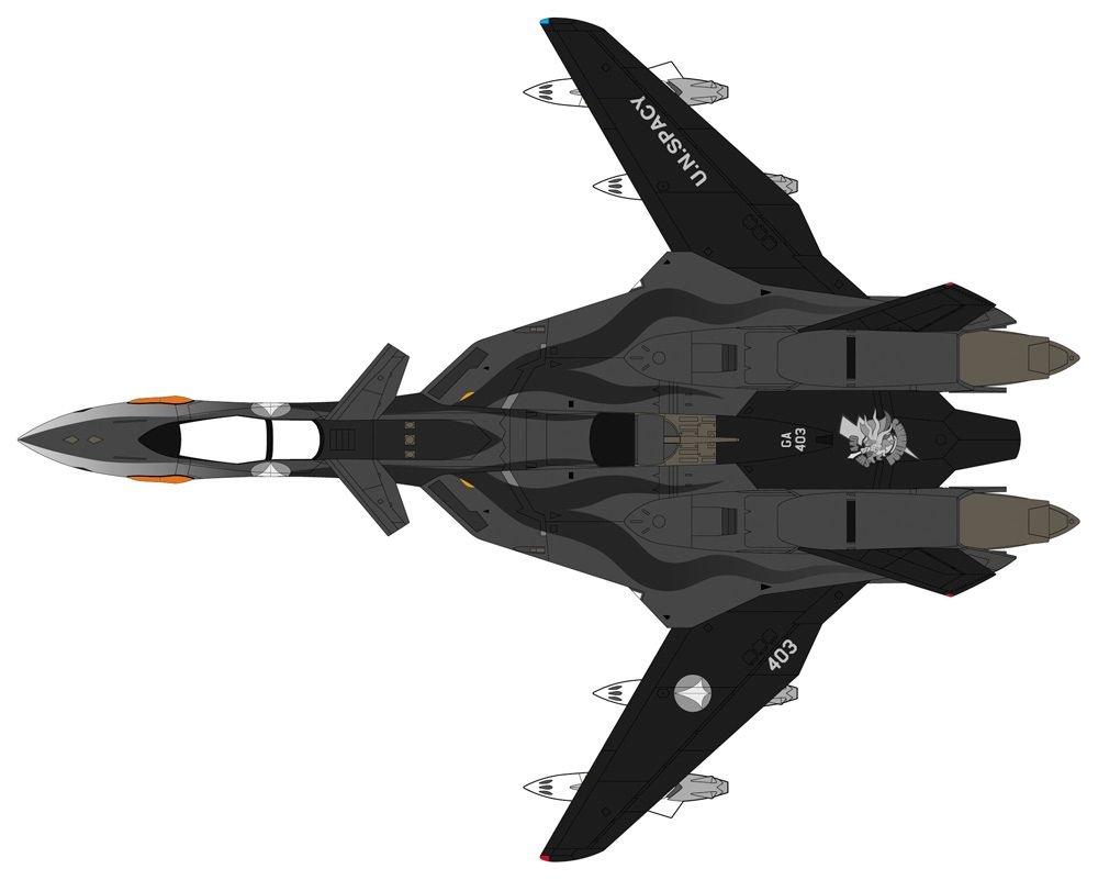 Zdjęcie dodatkowe produktu VF-19A SVF-440 Dullahans z zestawem Fast Pack i pociskami 1:72 Hasegawa 65870