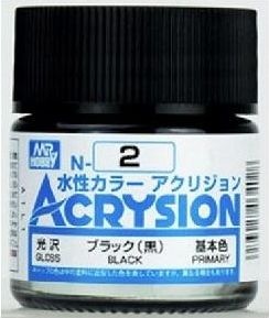 Zdjęcie dodatkowe produktu Mr.Hobby N002 Czarny 10ml farba N002