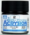 Zdjęcie dodatkowe produktu Mr.Hobby N002 Czarny 10ml farba N002