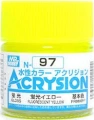 Zdjęcie dodatkowe produktu Mr. Hobby N097 Fluorescent Yellow 10ml farba N097