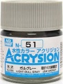 Zdjęcie dodatkowe produktu Mr. Hobby N051 Light Gull Gray 10ml farba N051