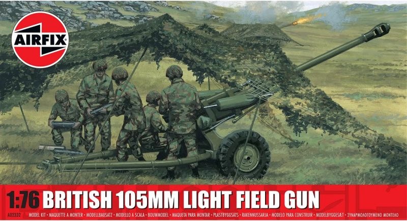 Zdjęcie główne produktu Brytyjskie lekkie działo polowe 105 mm 1:76 Airfix A02332