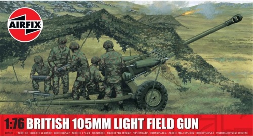 Brytyjskie lekkie działo polowe 105 mm 1:76 Airfix A02332