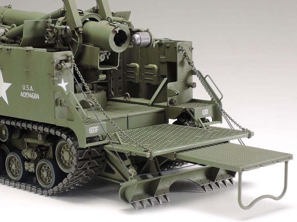 Zdjęcie dodatkowe produktu US Self-Propelled 155mm Gun M40 1:35 Tamiya 35351