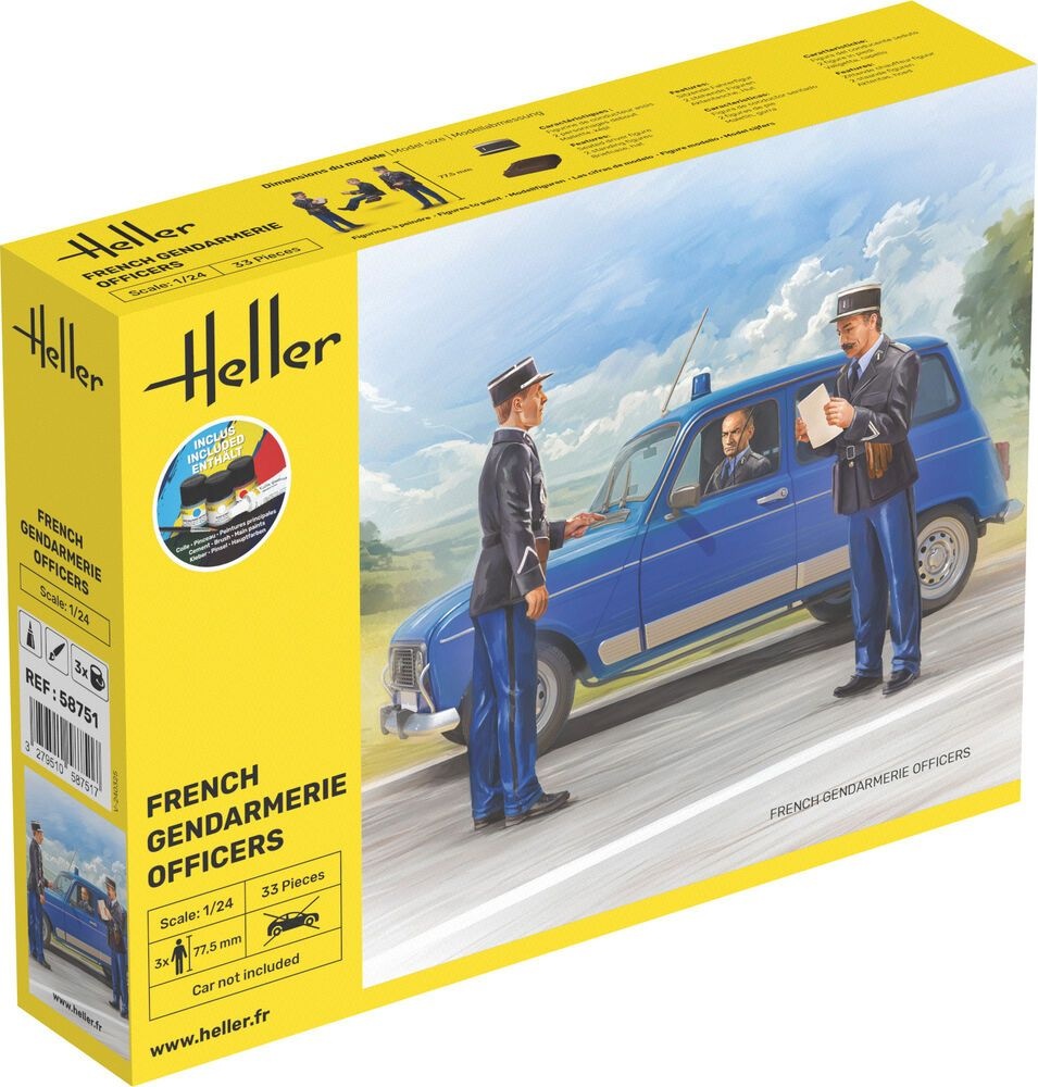 Zdjęcie główne produktu Francuscy żandarmi 1:24 Heller 58751
