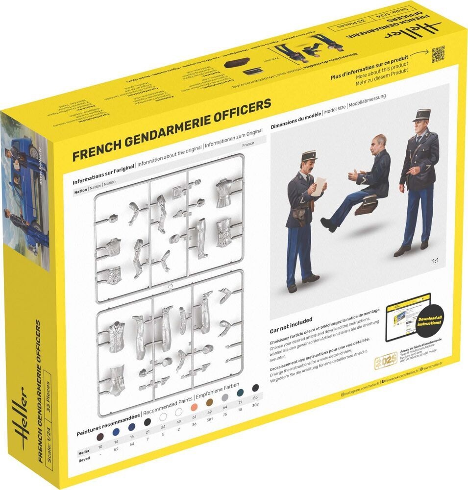 Zdjęcie dodatkowe produktu Francuscy żandarmi 1:24 Heller 58751