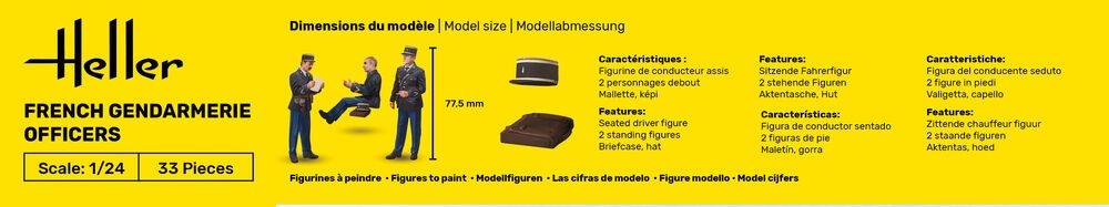 Zdjęcie dodatkowe produktu Francuscy żandarmi 1:24 Heller 58751