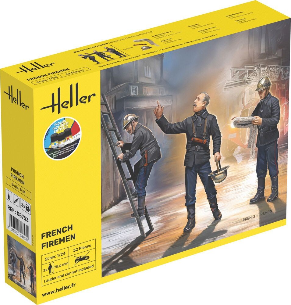 Zdjęcie główne produktu Francuscy strażacy 1:24 Heller 58753