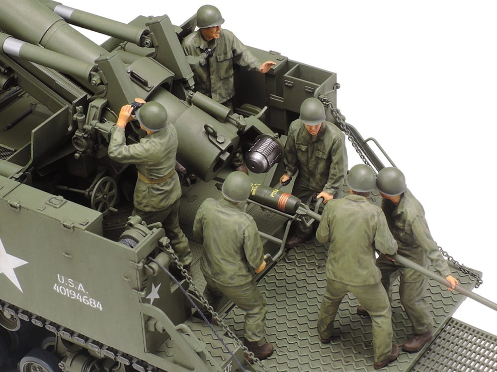 Zdjęcie dodatkowe produktu US Self-Propelled 155mm Gun M40 1:35 Tamiya 35351