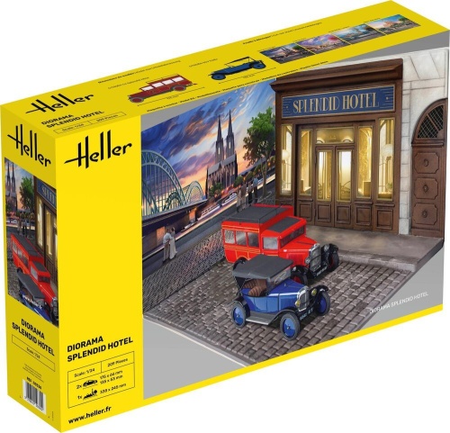 Diorama Splendid Hotel 1:24 Heller 50330