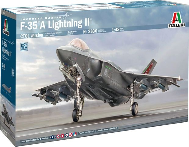 Zdjęcie główne produktu F-35A Lightning II 1:48 Italeri 2836