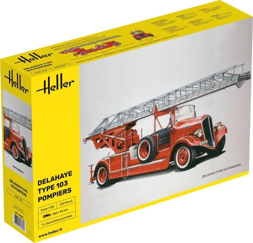 Delahaye Type 103 Pompiers 1:24 Heller 80780