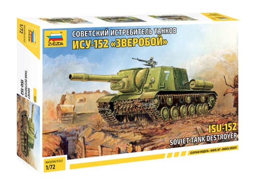 Radziecki niszczyciel czołgów ISU-152 1:72 Zvezda 5026