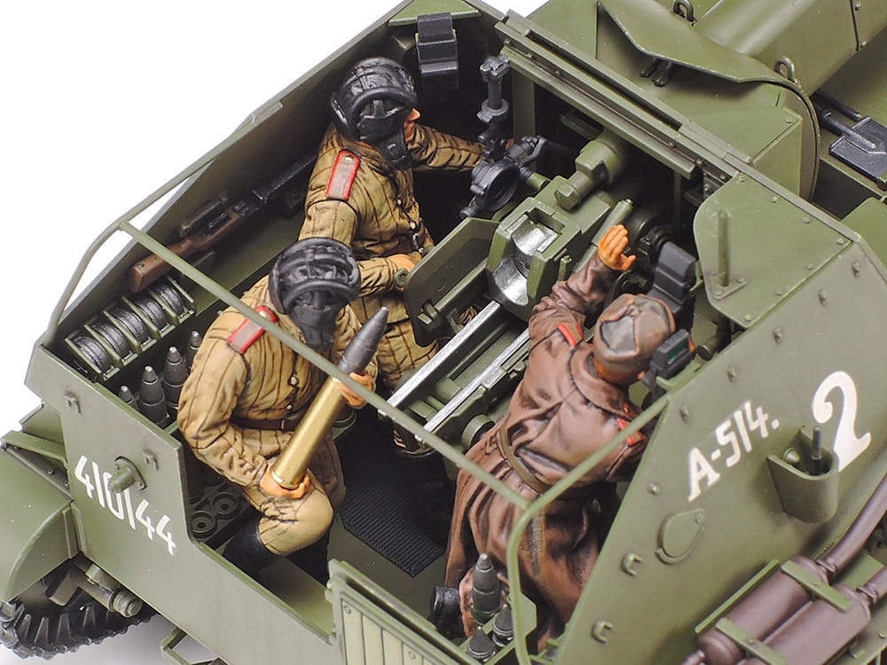 Zdjęcie dodatkowe produktu SU-76M Russian Self-Propelled Gun 1:35 Tamiya 35348