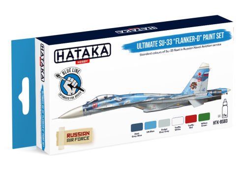 Zestaw farb Ultimate Su-33 "Flanker-D" 6x17ml Hataka BS83