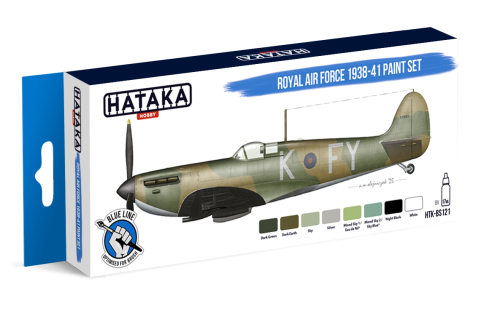 Zestaw farb Royal Air Force 1938-41 8x17ml Hataka HTK-BS121