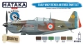 Zdjęcie Zestaw farb Early WW2 French Air Force Paint Set 6x17ml Hataka HTK-BS16